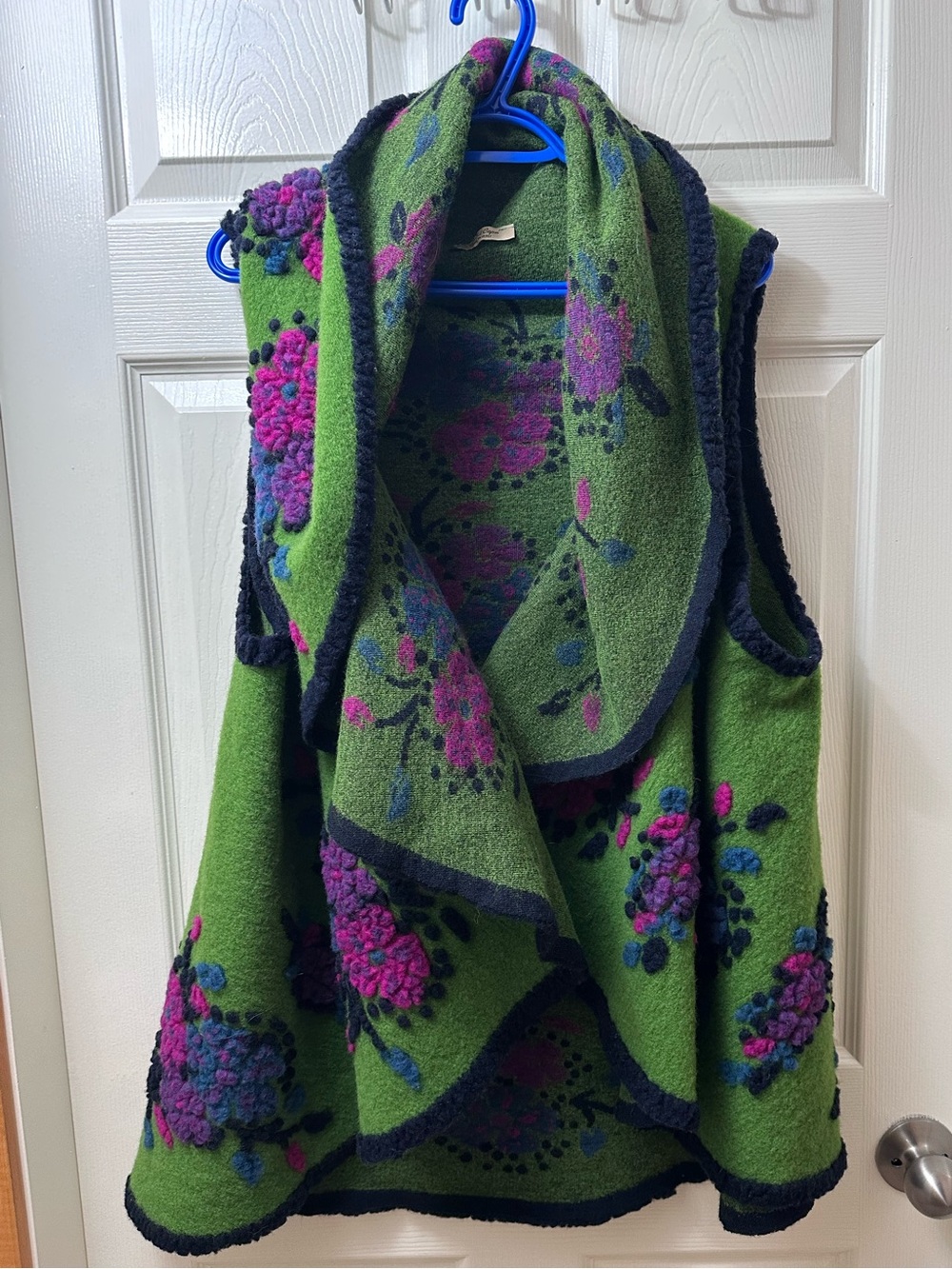 Felted Wool Vest/Wrap Made in Italy O/S